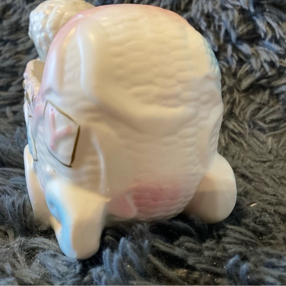 Vintage Baby Lamb with Carriage/Baby Buggy Planter - Picture 4 of 10